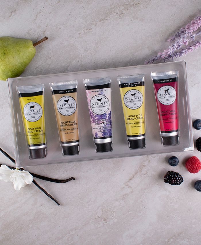 Dionis Inspire Goat Milk Hand Cream Gift Set, 5 Piece Macy's