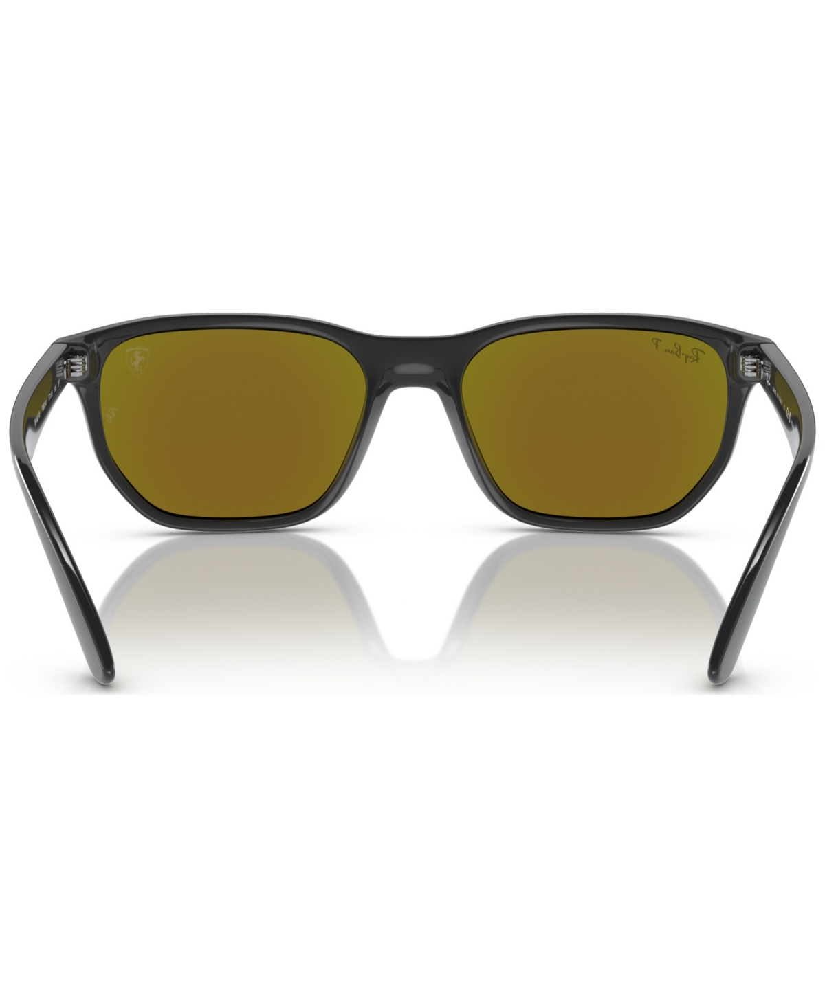 Shop Ray Ban Men's Polarized Sunglasses, Rb4404m Scuderia Ferrari Collection In Gray