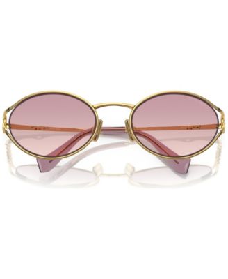 Women's Oval Metal Sunglasses, MU52YS