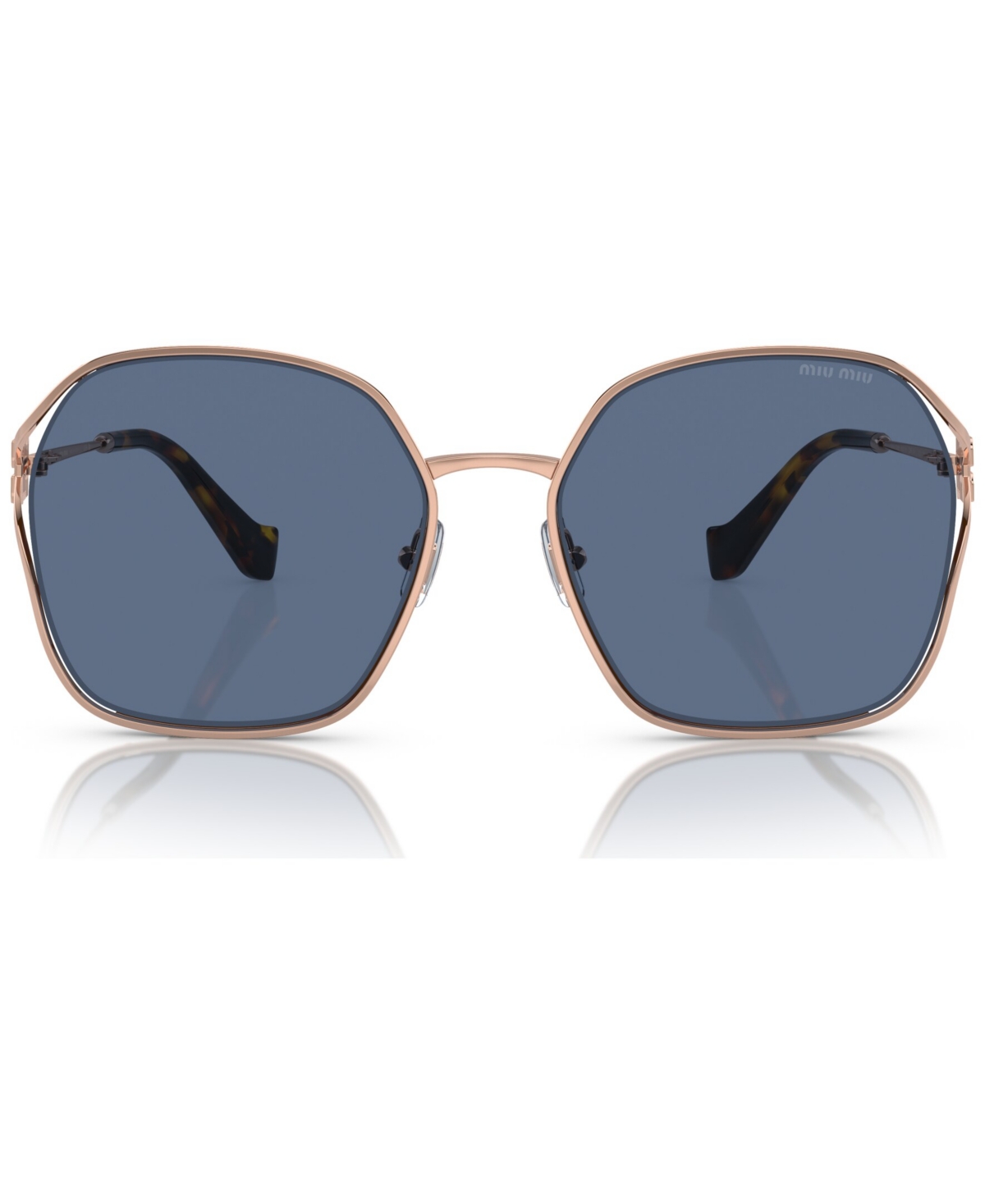 Miu Miu Women's Sunglasses, Mu 52ws In Rose Gold-tone