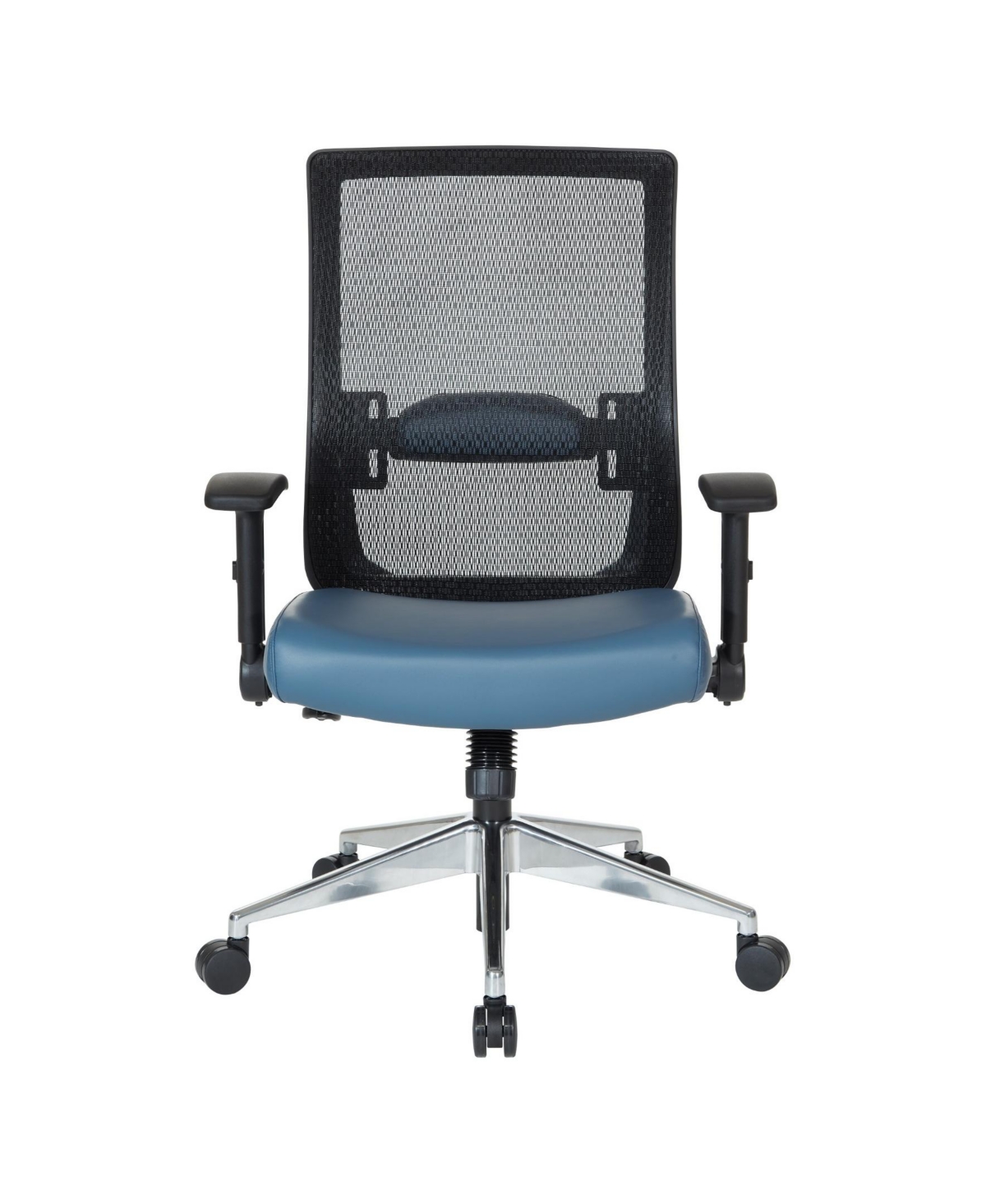 Osp Home Furnishings Black Matrix Back Manager's Office Chair With Dillon Disinfectant Seat In Multi