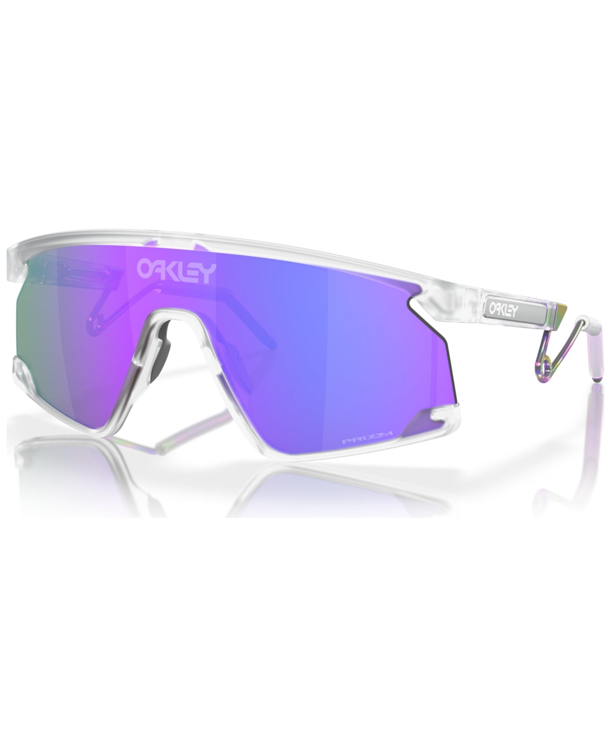 Shop Oakley Men's Sunglasses, Bxtr Metal In Matte Clear