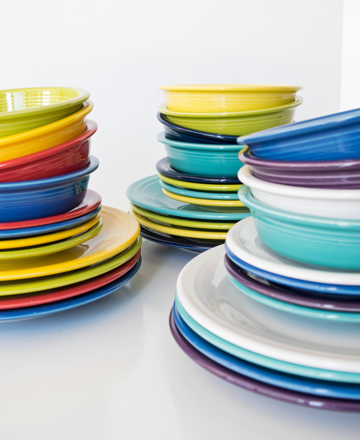 Fiesta Classic Rim 12 Pc. Dinnerware Set, Service For 4 In Jade
