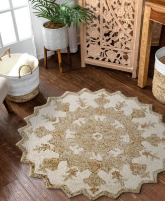 Arabella ABA706 3' x 3' Round Area Rug