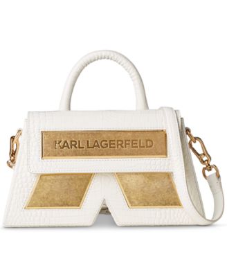 KARL LAGERFELD PARIS - K Kross Small Leather Baguette