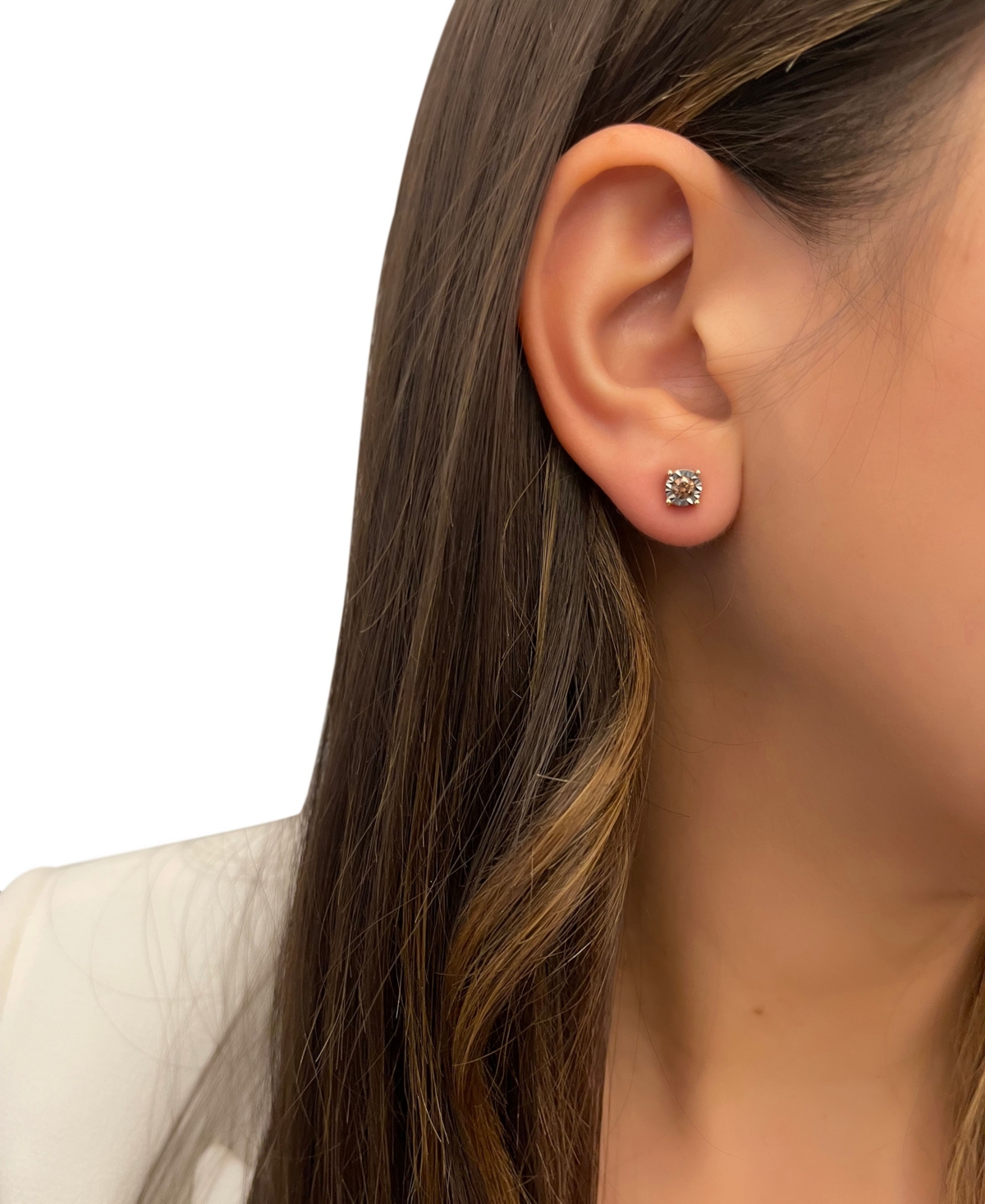 Le Vian Chocolatier Chocolate Diamond Stud Earrings (1/4 Ct. T.w.) In 14k Rose Gold (also Available In White In White Gold