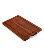 Cambridge Fiesta 2-Pc. Acacia Wood Patterned Cutting Board Set - Macy's