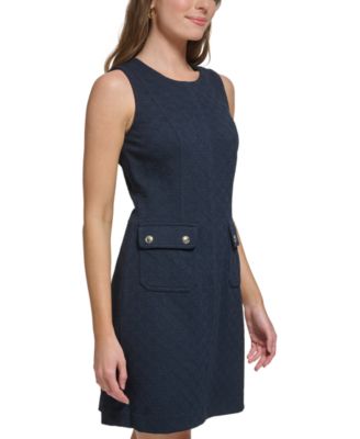 Tommy Hilfiger Petite Basketweave Sheath Dress
