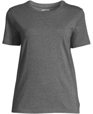 Plus Size Relaxed Supima Cotton Crew Neck T-Shirt