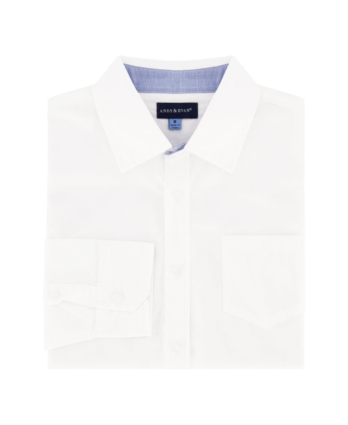 Andy & Evan Baby BoysPoplin Button-down Shirt - White
