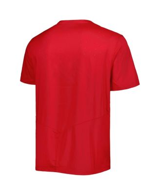 Men's Crimson Indiana Hoosiers Notch Neck Iron Cage Top