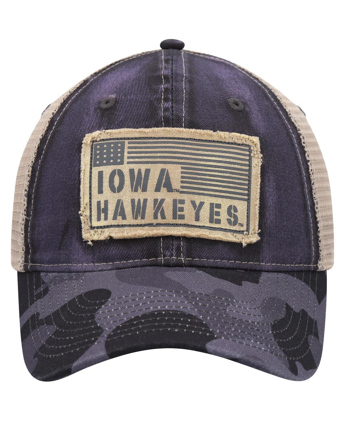 Shop Colosseum Men's  Charcoal Iowa Hawkeyes Oht Military-inspired Appreciation United Trucker Snapback Ha