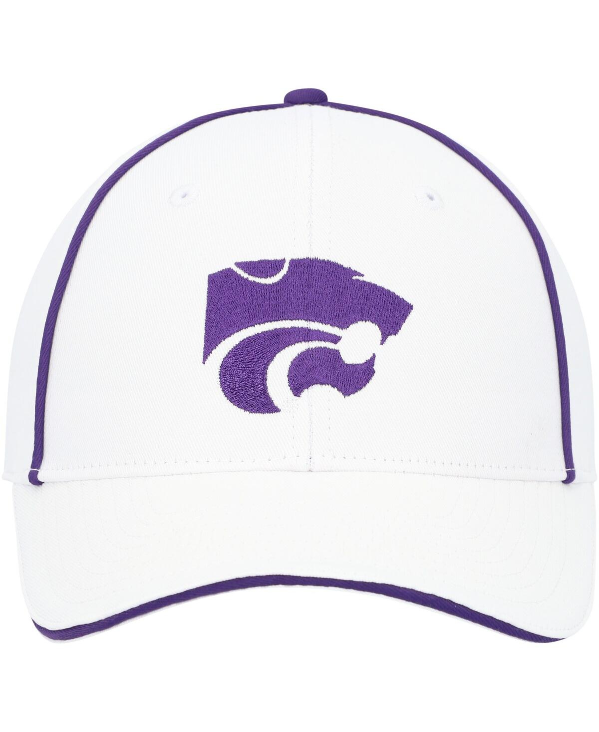 Colosseum White Kansas State Wildcats Take Your Time Snapback Hat In White