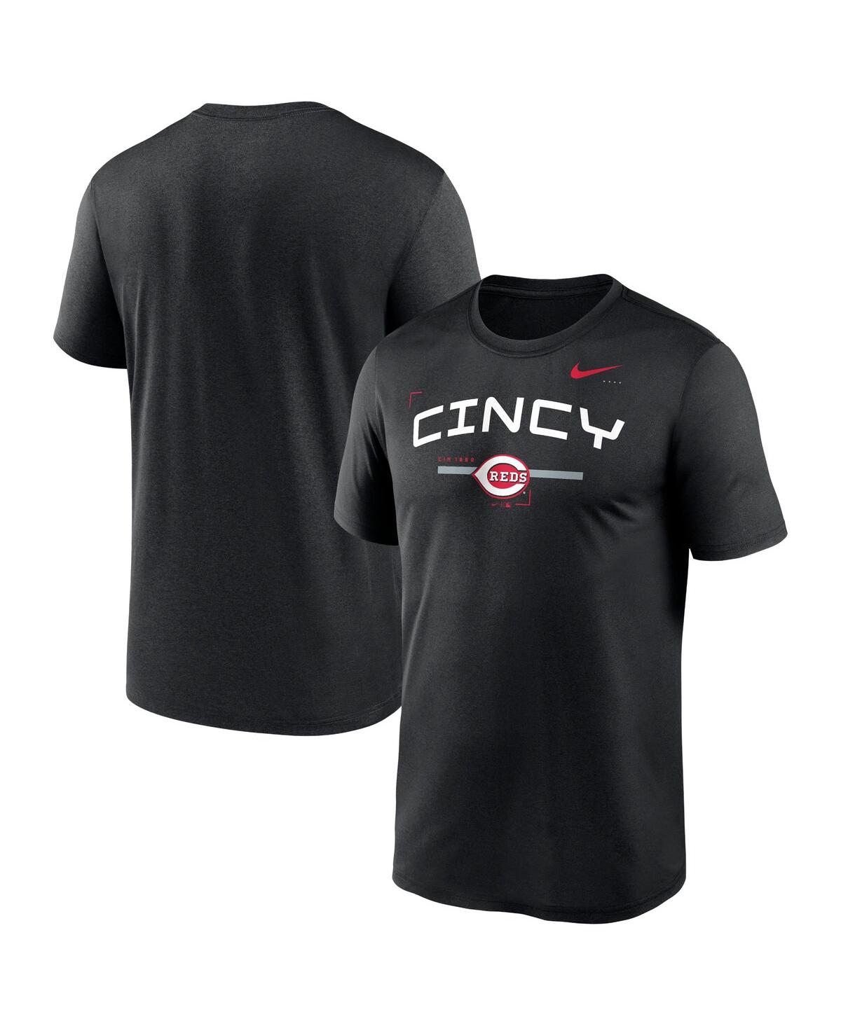 Shop Nike Men's  Black Cincinnati Reds Local Legend T-shirt
