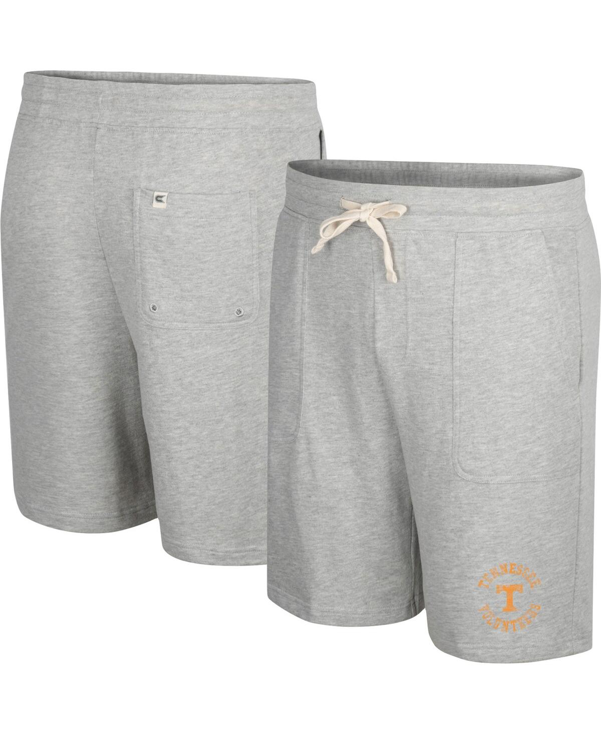 Men's Colosseum Heather Gray Tennessee Volunteers Love To Hear This Terry Shorts - Heather Gray