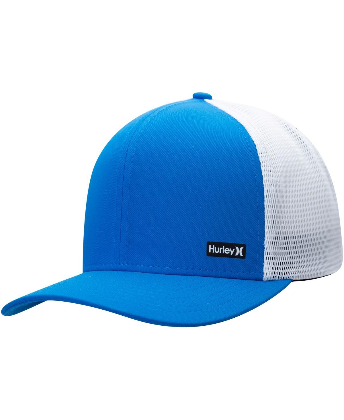 Shop Hurley Men's  Blue League Trucker Adjustable Hat