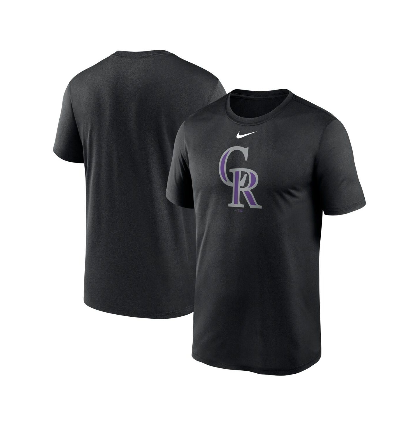 Мужская футболка Nike Black Colorado Rockies New Legend Logo — фото 1