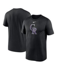 Nike Men's Black Colorado Rockies Authentic Collection Pregame Raglan  Performance V-Neck T-shirt