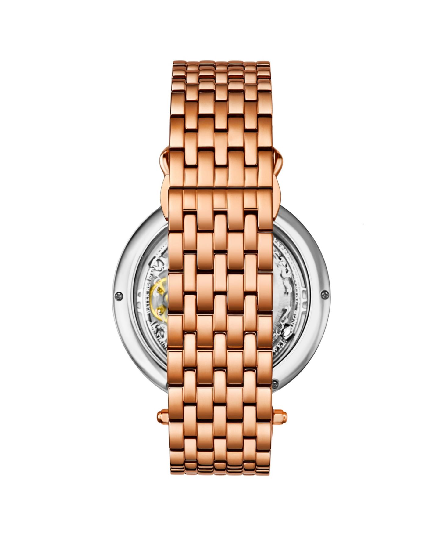 Круглые часы Stuhrling Legacy из стали цвета розового золота с таким же циферблатом, 45 мм — фото 2