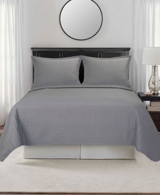 CLOSEOUT! Videri Home Brick Quilted Coverlet, Full/Queen