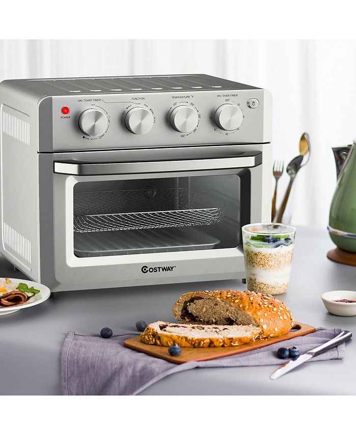 Costway 7in1 Air Fryer Toaster Oven 19 QT Dehydrate Convection Ovens Macy's