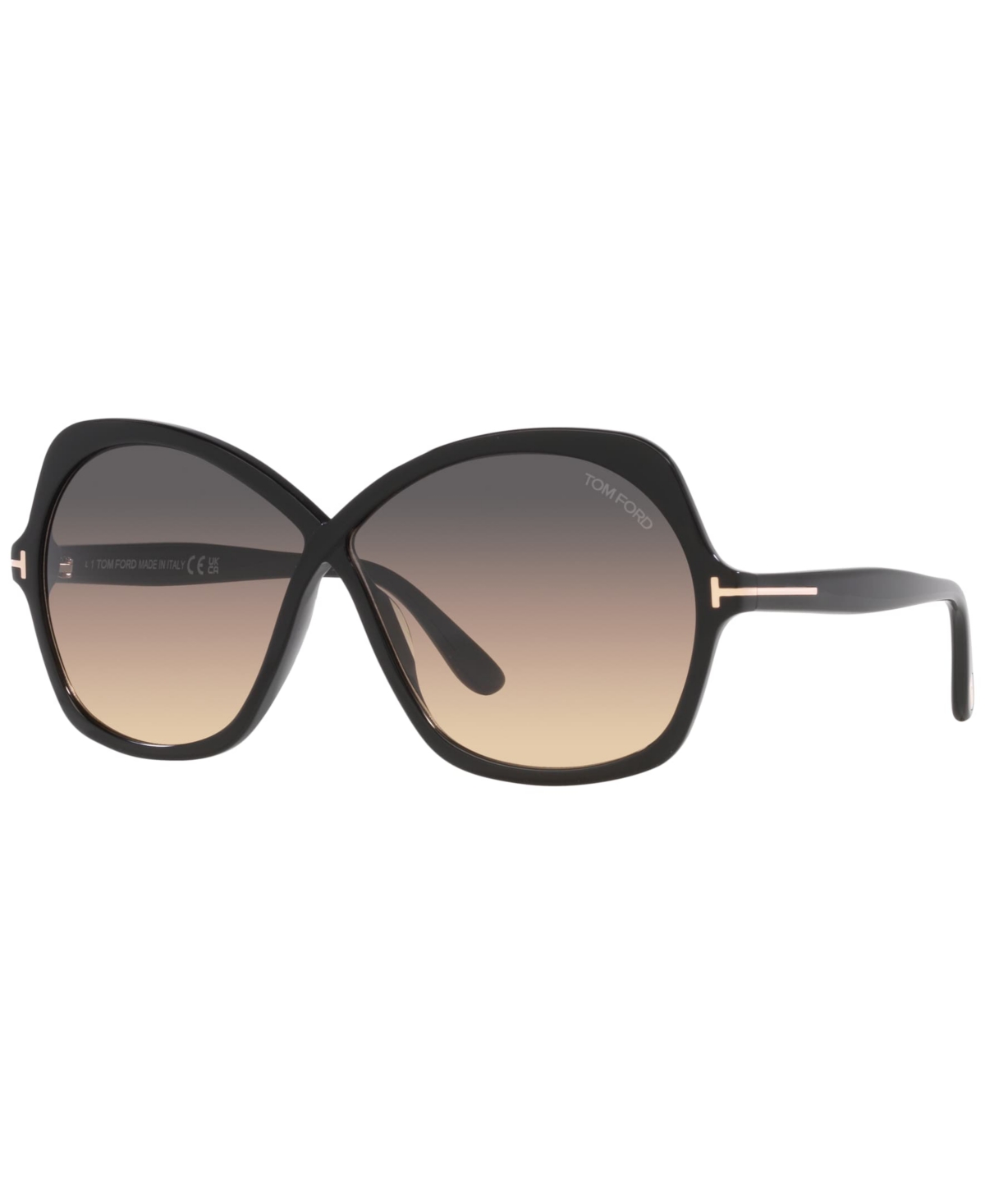 Tom Ford Tf1013 01b Sunglasses In Black Shiny