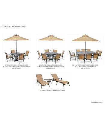 Beachmont outdoor set hot sale of 4 dining chairs
