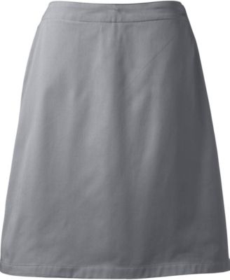 Plus Size Blend Chino Skort Top of Knee