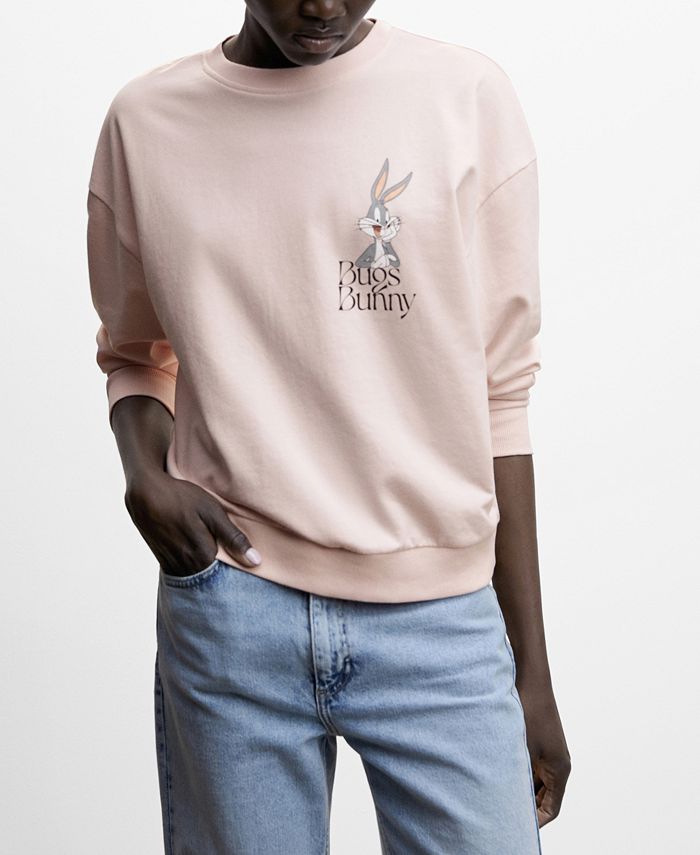 MANGO Women's Bugs Bunny Sweatshirt Macy's