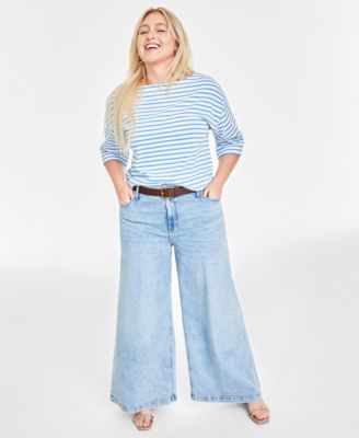 Boat neck tops macy's deals