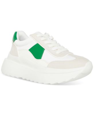 Madden Girl - Amica Lace-Up Retro Platform Trainer Sneakers