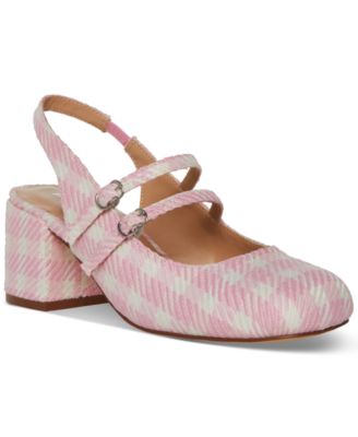 Madden Girl - Doll Block-Heel Slingback Mary Jane Pumps