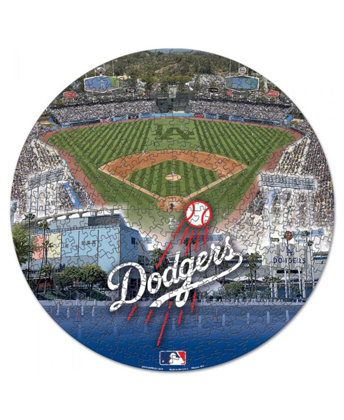 Wincraft Kids' Los Angeles Dodgers Round 500-piece Puzzle In Blue