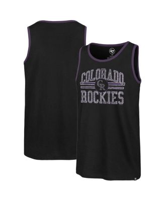 Men's Black Colorado Rockies Winger Franklin Tank Top