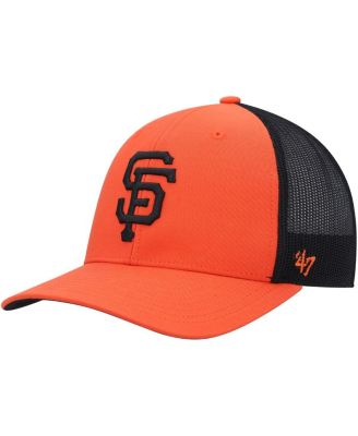 San Francisco Giants Structured Snapback Hat, Black/Orange