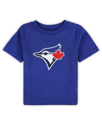 Toddler Royal Toronto Blue Jays Primary Team Logo Fleece Pullover
