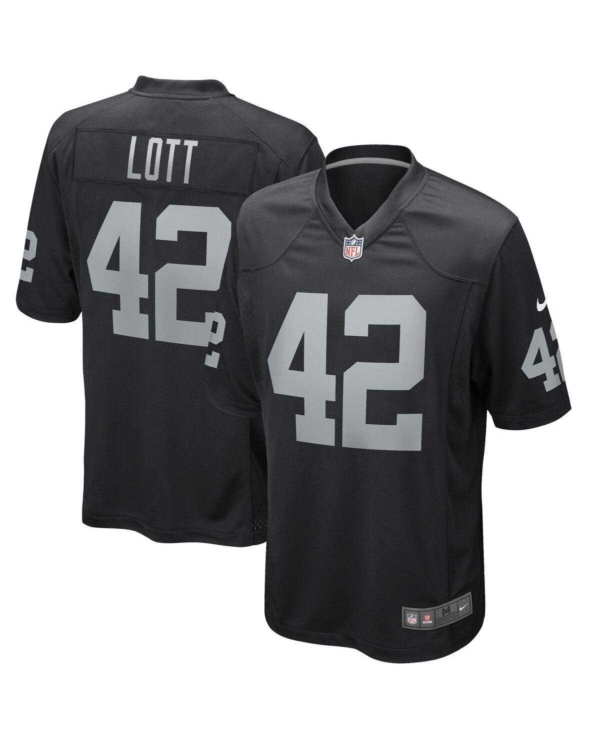 Men's Nike Ronnie LottLas Vegas Raiders Game Retired Player Jersey - Black