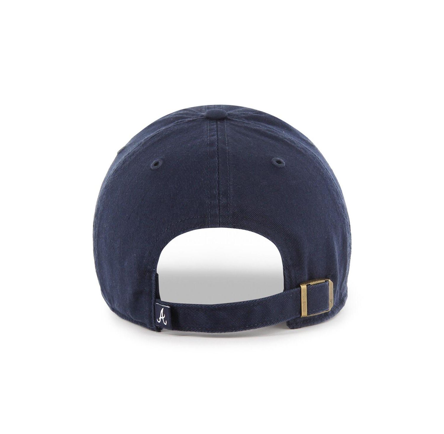 Men's Navy Atlanta Braves Clean Up Adjustable Hat