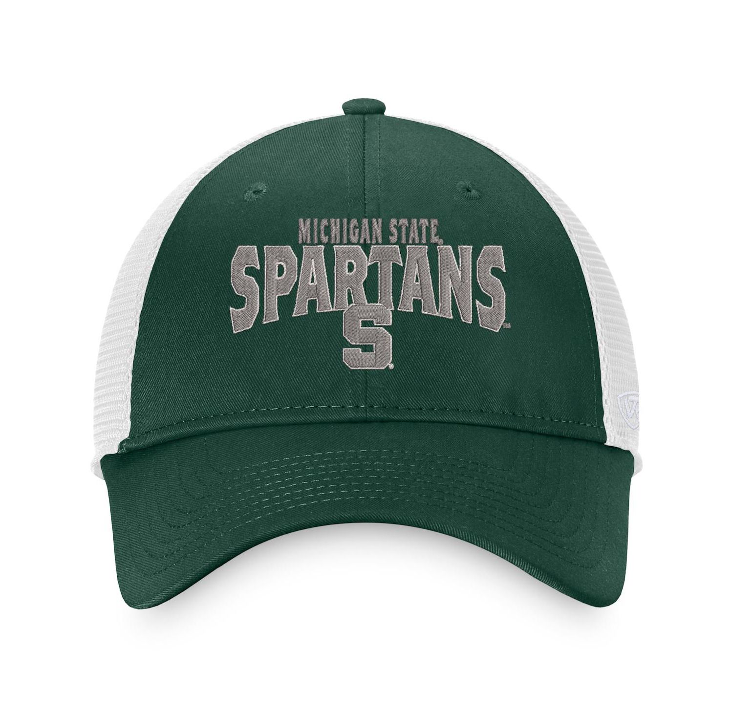 Men's Green, White Michigan State Spartans Breakout Trucker Snapback Hat