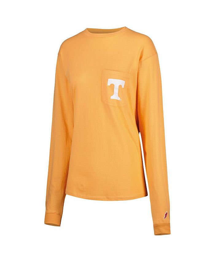 T-shirt Manches Longues Pressbox – Tennessee Volunteers – Gris – Neuf Avec étiquettes