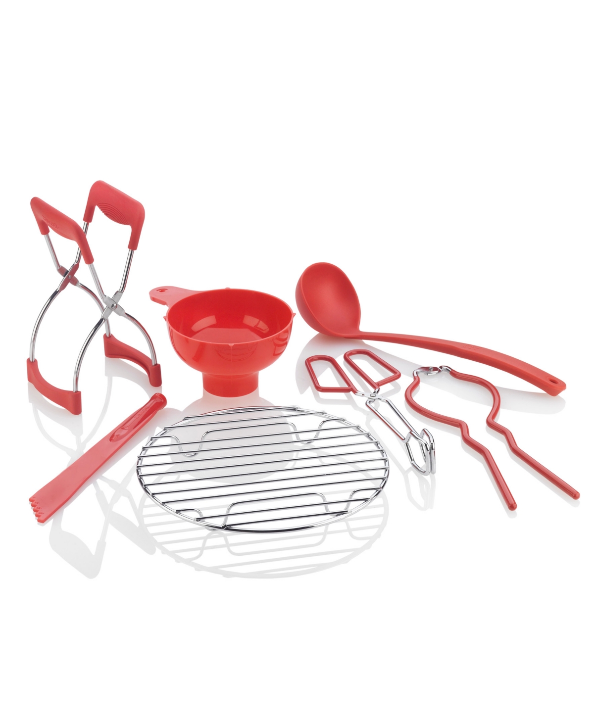Zavor 7-piece Home Canning Kit In Red