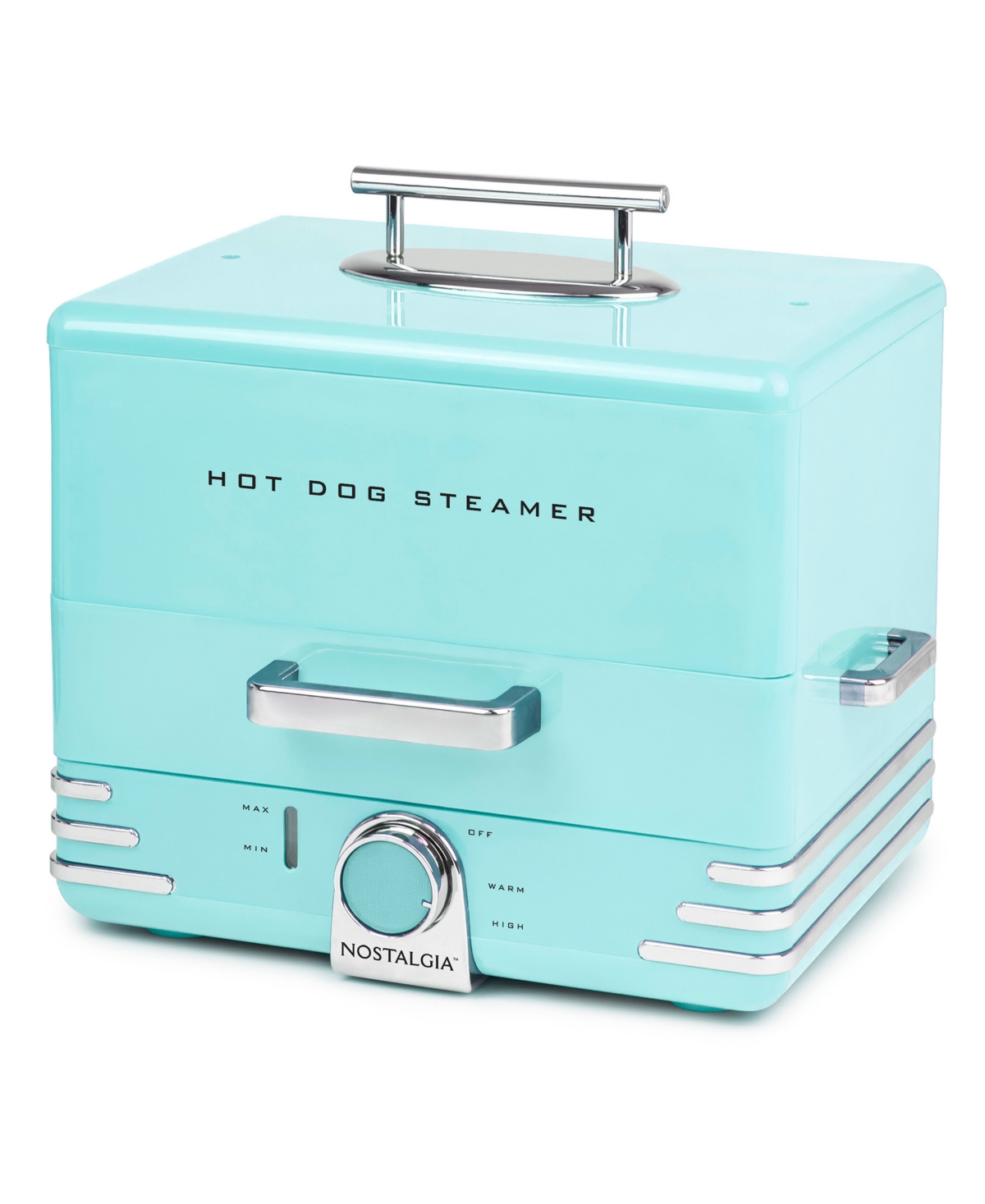 Nostalgia 11.25" Hot Dog Steamer In Aqua