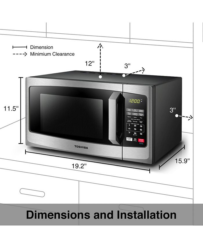 Toshiba 0.9 Cubic Feet Microwave Macy's