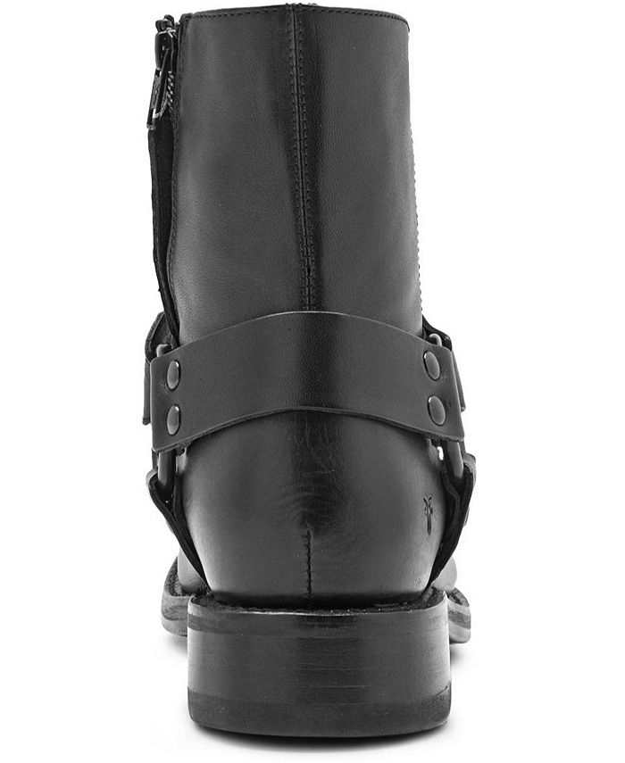 Frye Men's Conway Harness Boot - Vintage Moto Style, Goodyear Welted, Leather Upper, Inside Zipper - View #4