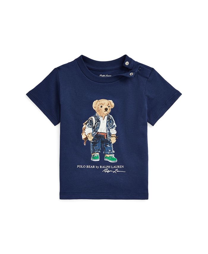 Polo Ralph Lauren Baby Boys Polo Bear Cotton Jersey T Shirt - Macy's
