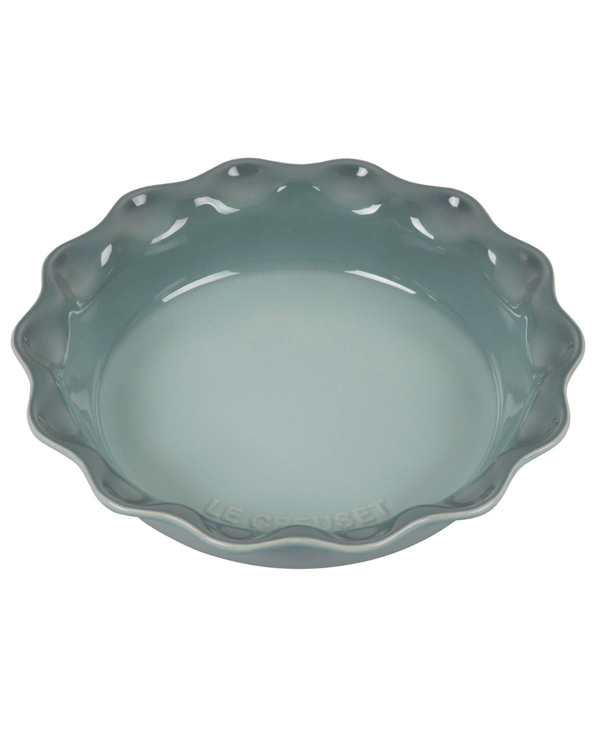 Le Creuset 9" Stoneware Pie Dish In White