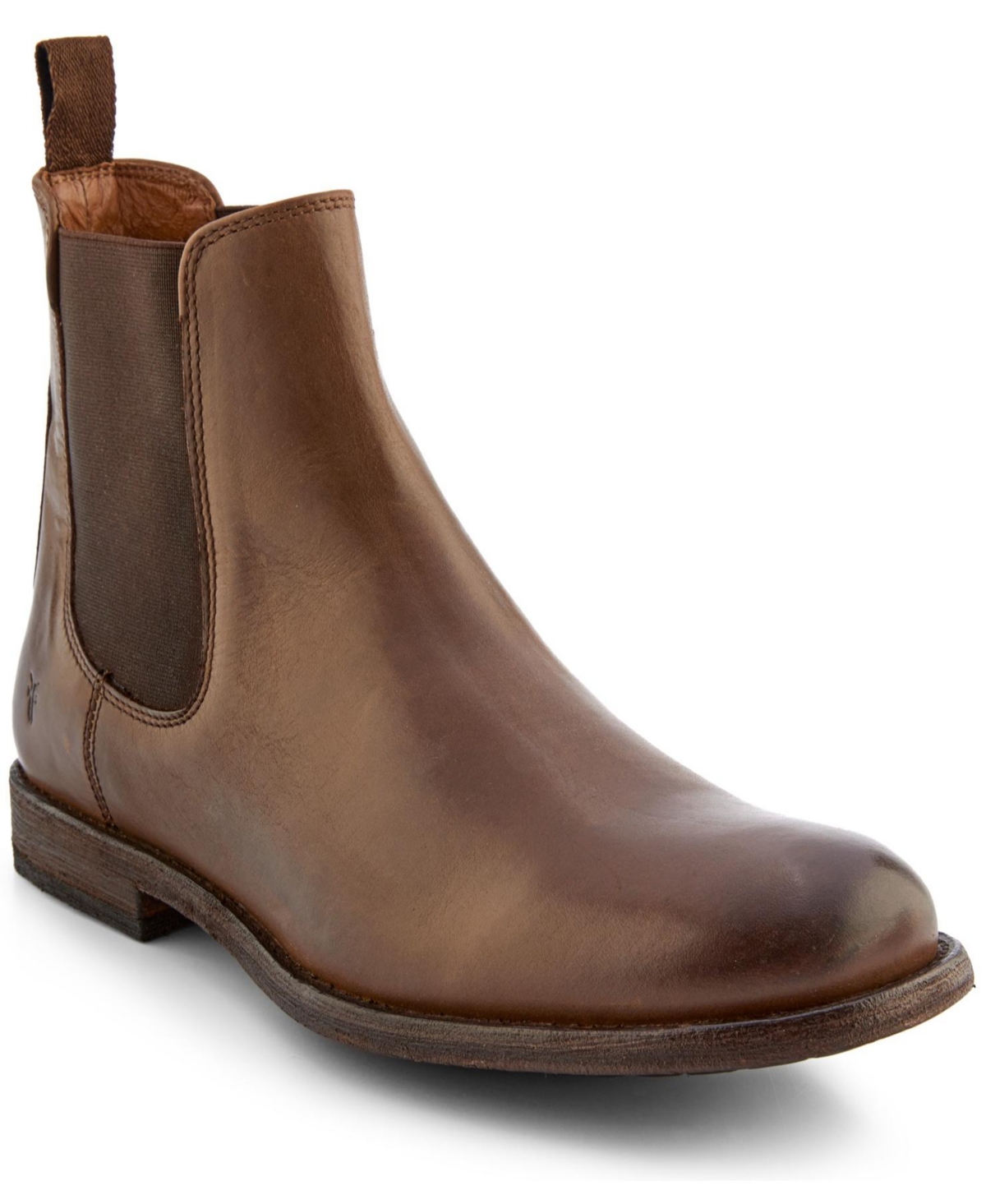 Men's Tyler Leather Chelsea Boots - Tan Leather