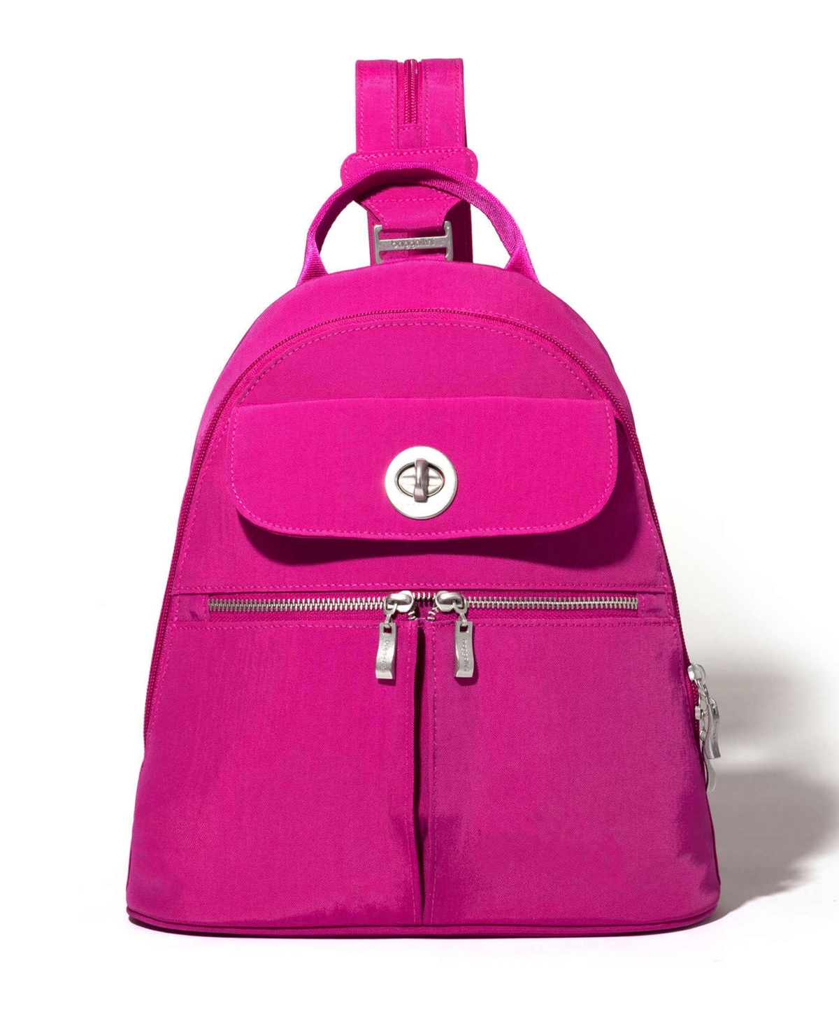 Naples Convertible Backpack - Beet Red