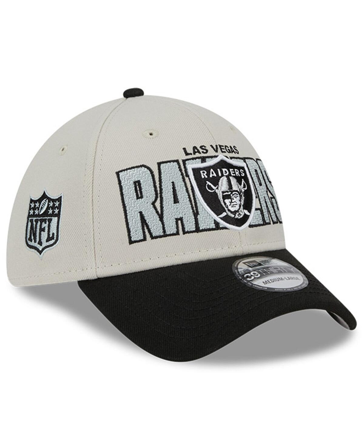 Men's New Era Black Las Vegas Raiders 2023 Nfl Draft 39THIRTY Flex Hat - Black