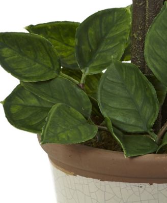 Lemon Ball Artificial Topiary Arrangement